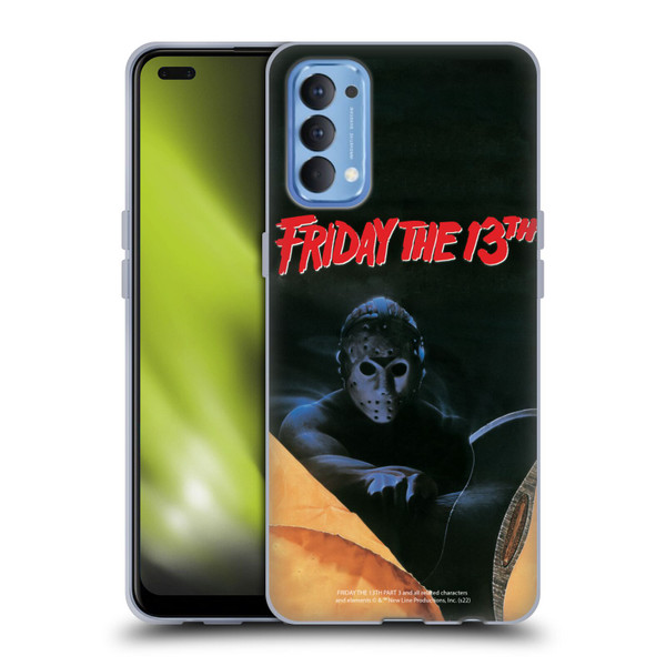 Friday the 13th Part III Key Art Poster 2 Soft Gel Case for OPPO Reno 4 5G