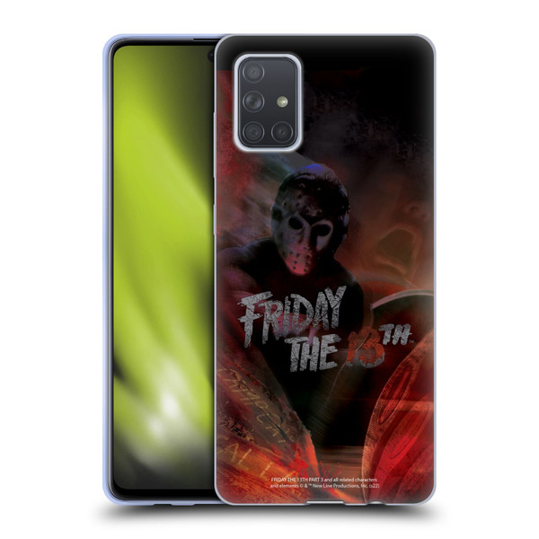 Friday the 13th Part III Key Art Poster Soft Gel Case for Samsung Galaxy A71 (2019)