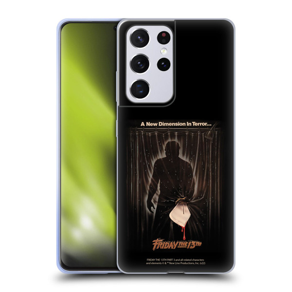 Friday the 13th Part III Key Art Poster 3 Soft Gel Case for Samsung Galaxy S21 Ultra 5G