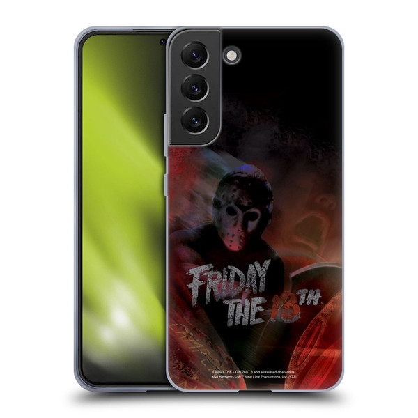 Friday the 13th Part III Key Art Poster Soft Gel Case for Samsung Galaxy S22+ 5G