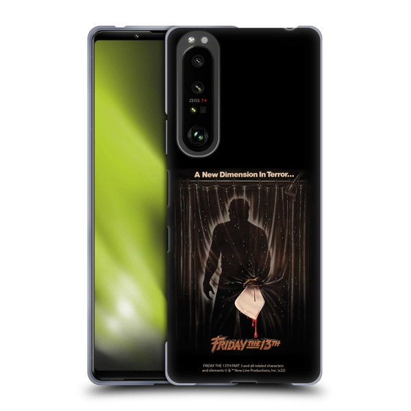 Friday the 13th Part III Key Art Poster 3 Soft Gel Case for Sony Xperia 1 III