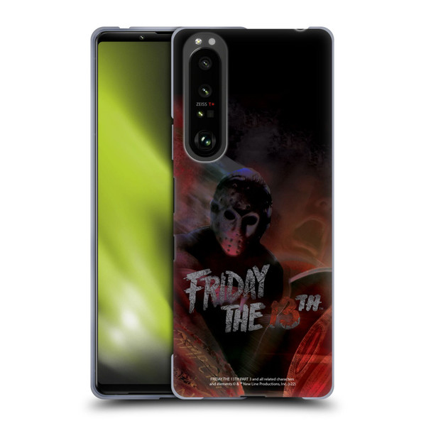 Friday the 13th Part III Key Art Poster Soft Gel Case for Sony Xperia 1 III
