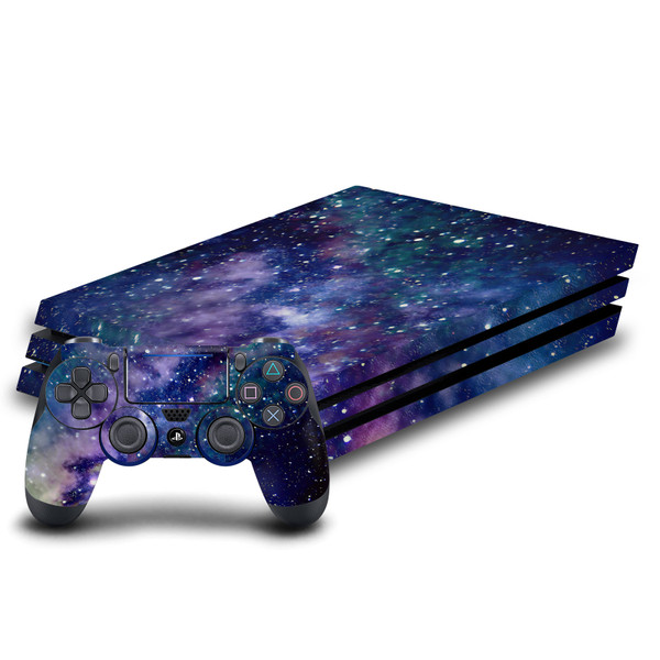 Cosmo18 Art Mix Galaxy Vinyl Sticker Skin Decal Cover for Sony PS4 Pro Bundle