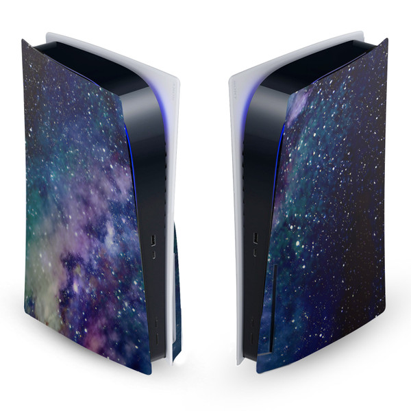 Cosmo18 Art Mix Galaxy Vinyl Sticker Skin Decal Cover for Sony PS5 Disc Edition Console