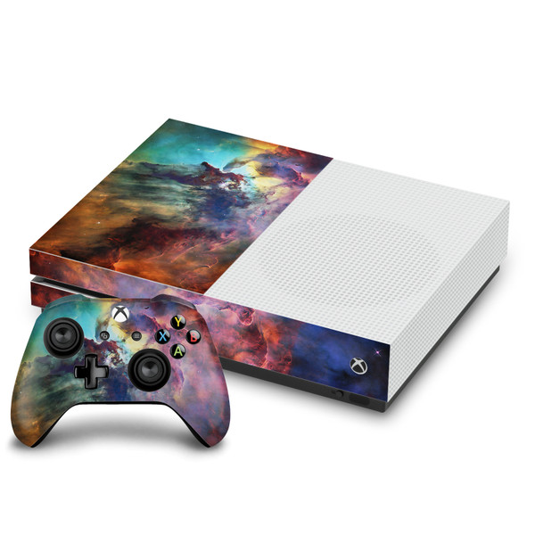 Cosmo18 Art Mix Lagoon Nebula Vinyl Sticker Skin Decal Cover for Microsoft One S Console & Controller