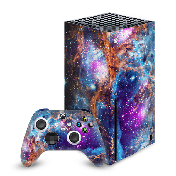 Cosmo18 Art Mix Lobster Nebula Vinyl Sticker Skin Decal Cover for Microsoft Series X Console & Controller