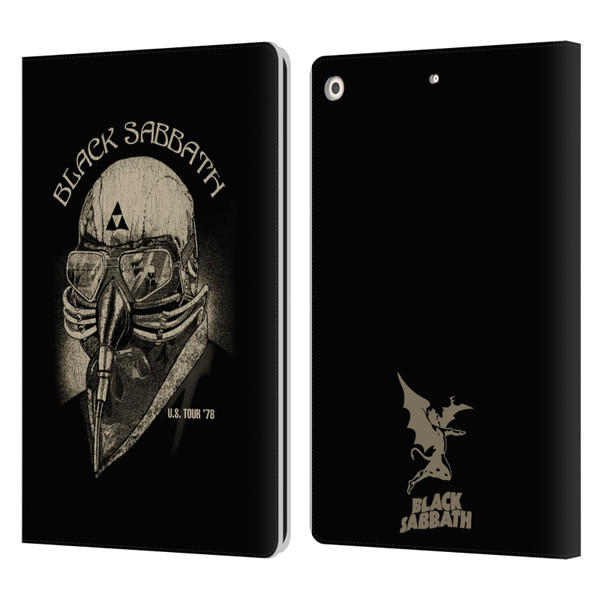 Black Sabbath Key Art US Tour 78 Leather Book Wallet Case Cover For Apple iPad 10.2 2019/2020/2021
