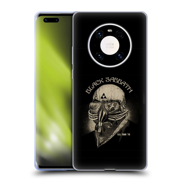 Black Sabbath Key Art US Tour 78 Soft Gel Case for Huawei Mate 40 Pro 5G