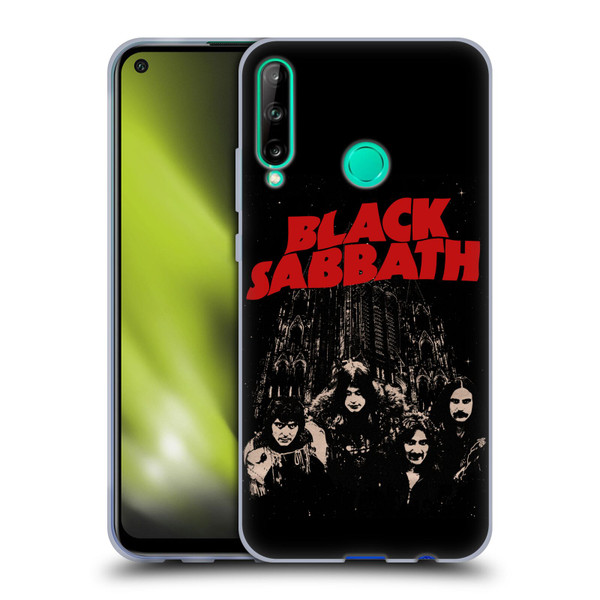 Black Sabbath Key Art Red Logo Soft Gel Case for Huawei P40 lite E