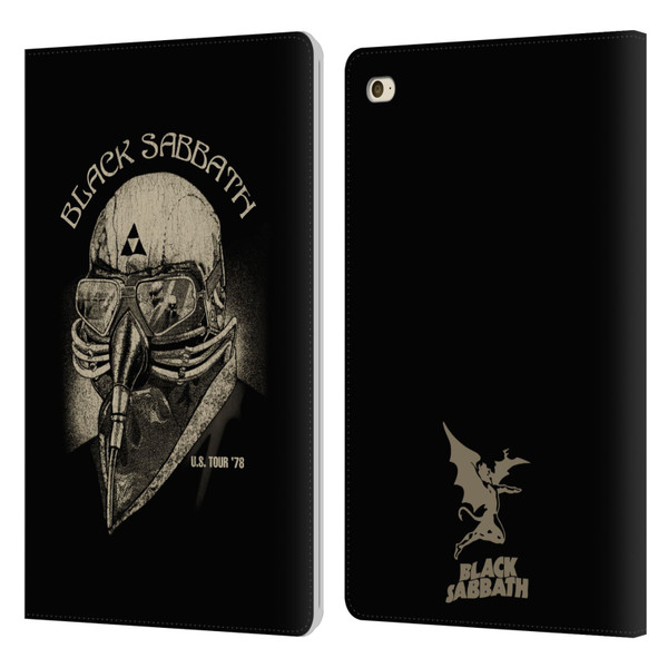 Black Sabbath Key Art US Tour 78 Leather Book Wallet Case Cover For Apple iPad mini 4