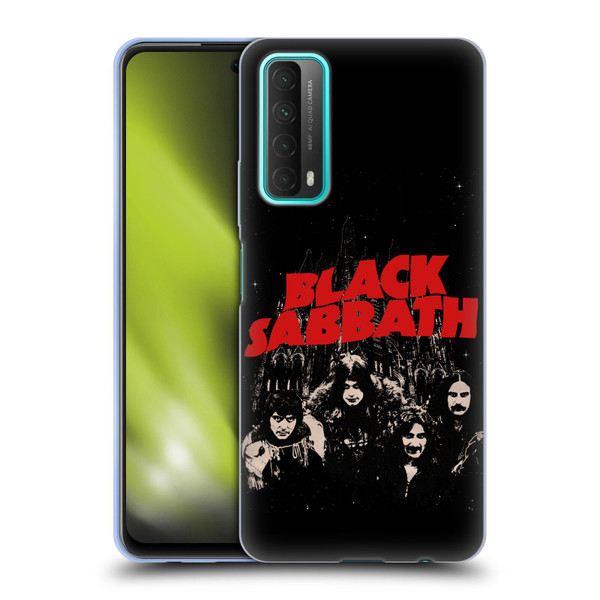 Black Sabbath Key Art Red Logo Soft Gel Case for Huawei P Smart (2021)