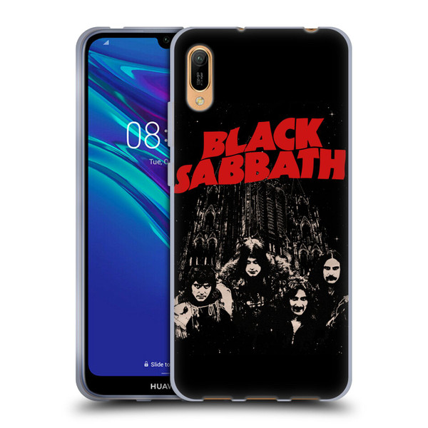 Black Sabbath Key Art Red Logo Soft Gel Case for Huawei Y6 Pro (2019)