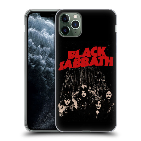 Black Sabbath Key Art Red Logo Soft Gel Case for Apple iPhone 11 Pro Max