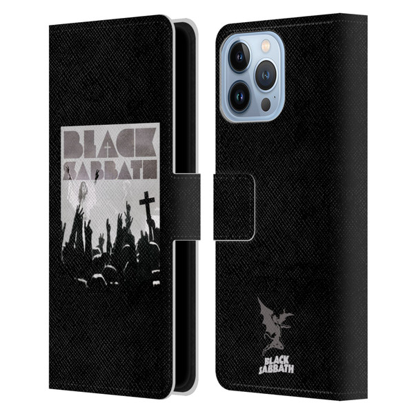 Black Sabbath Key Art Victory Leather Book Wallet Case Cover For Apple iPhone 13 Pro Max