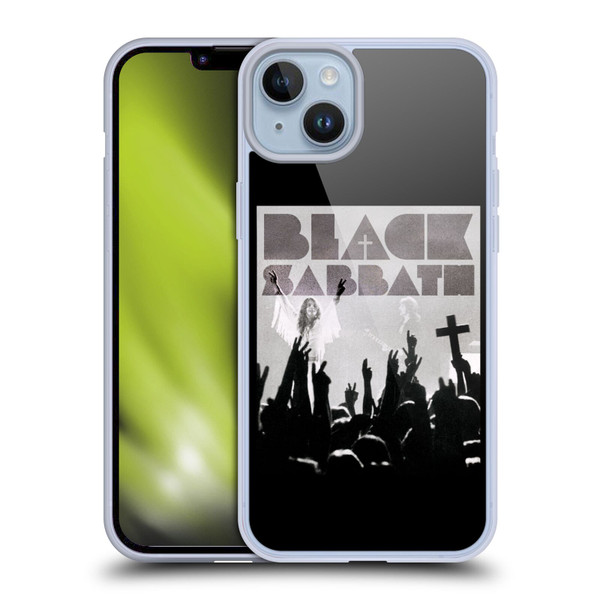 Black Sabbath Key Art Victory Soft Gel Case for Apple iPhone 14 Plus