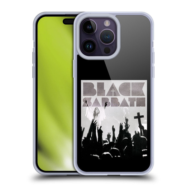 Black Sabbath Key Art Victory Soft Gel Case for Apple iPhone 14 Pro Max
