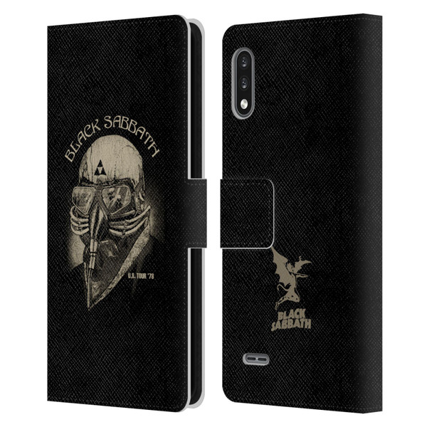 Black Sabbath Key Art US Tour 78 Leather Book Wallet Case Cover For LG K22