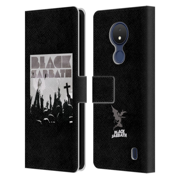 Black Sabbath Key Art Victory Leather Book Wallet Case Cover For Nokia C21