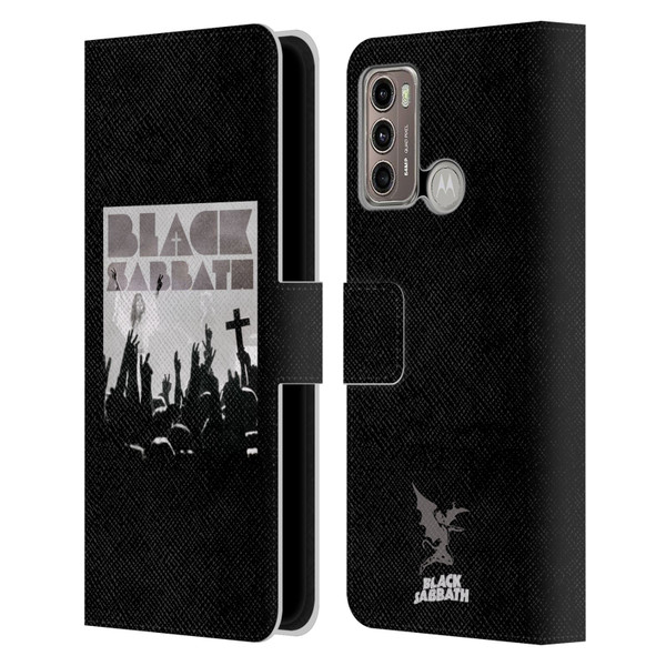 Black Sabbath Key Art Victory Leather Book Wallet Case Cover For Motorola Moto G60 / Moto G40 Fusion