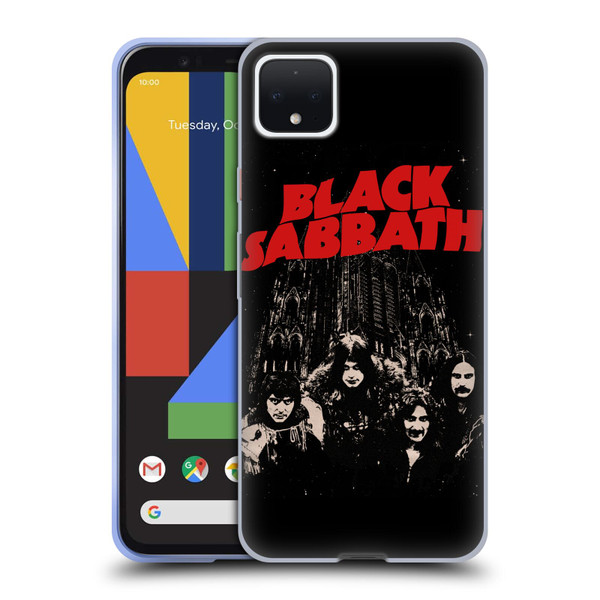 Black Sabbath Key Art Red Logo Soft Gel Case for Google Pixel 4 XL