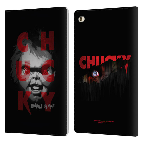 Child's Play Key Art Wanna Play 3 Leather Book Wallet Case Cover For Apple iPad mini 4