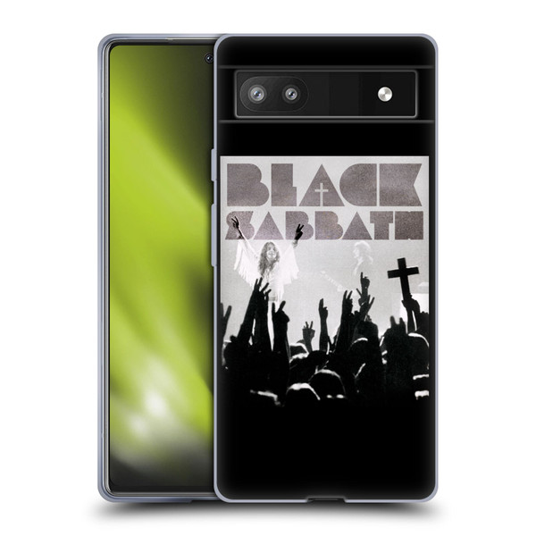 Black Sabbath Key Art Victory Soft Gel Case for Google Pixel 6a