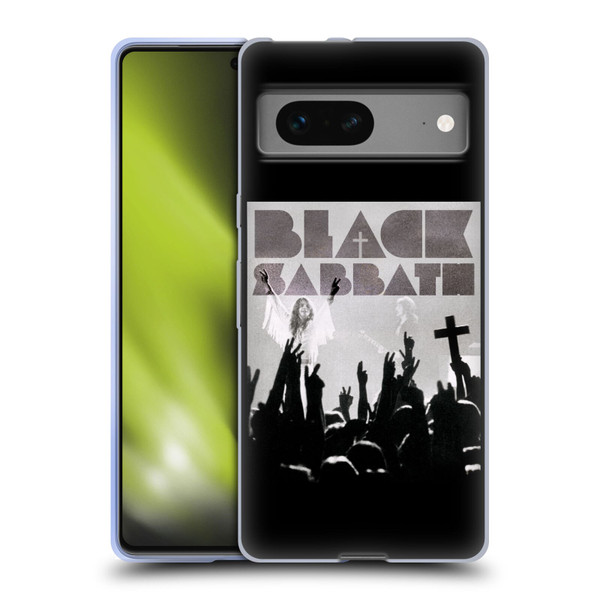 Black Sabbath Key Art Victory Soft Gel Case for Google Pixel 7