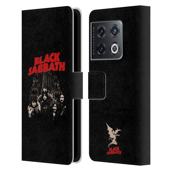 Black Sabbath Key Art Red Logo Leather Book Wallet Case Cover For OnePlus 10 Pro