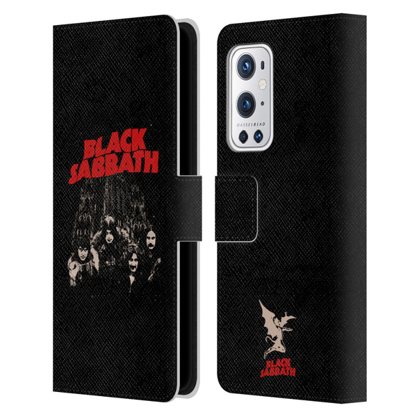 Black Sabbath Key Art Red Logo Leather Book Wallet Case Cover For OnePlus 9 Pro