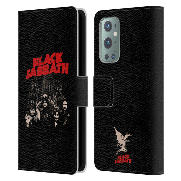 Black Sabbath Key Art Red Logo Leather Book Wallet Case Cover For OnePlus 9