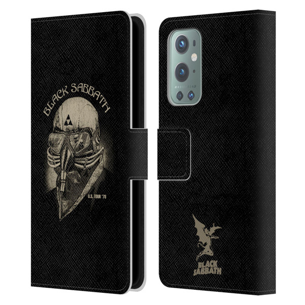Black Sabbath Key Art US Tour 78 Leather Book Wallet Case Cover For OnePlus 9