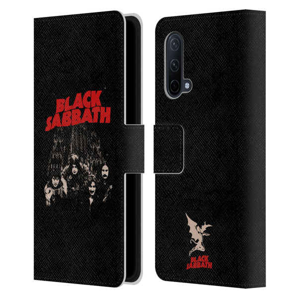 Black Sabbath Key Art Red Logo Leather Book Wallet Case Cover For OnePlus Nord CE 5G
