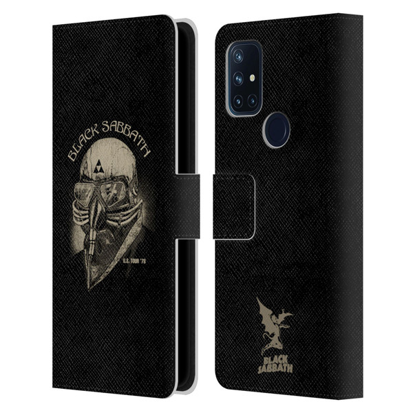 Black Sabbath Key Art US Tour 78 Leather Book Wallet Case Cover For OnePlus Nord N10 5G