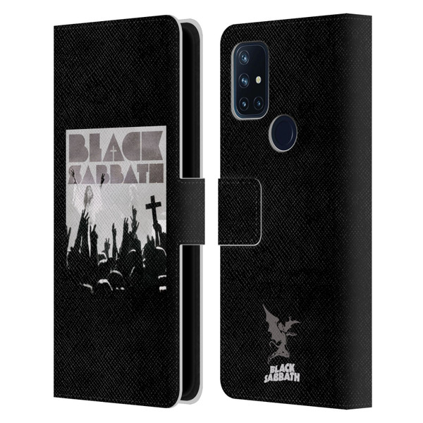 Black Sabbath Key Art Victory Leather Book Wallet Case Cover For OnePlus Nord N10 5G