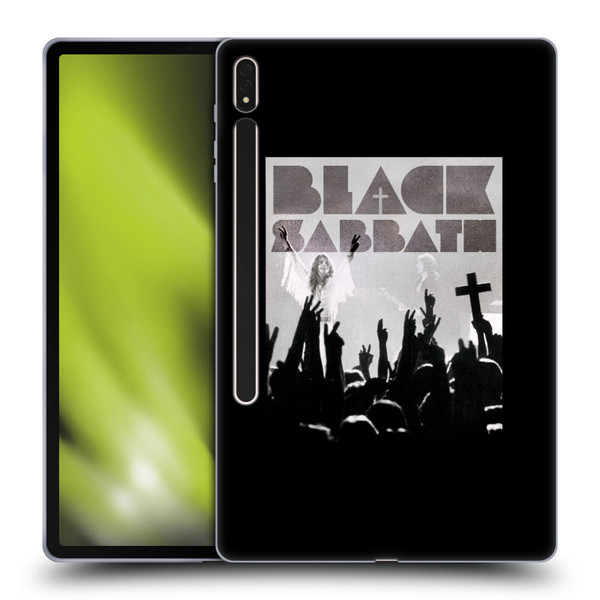 Black Sabbath Key Art Victory Soft Gel Case for Samsung Galaxy Tab S8 Plus