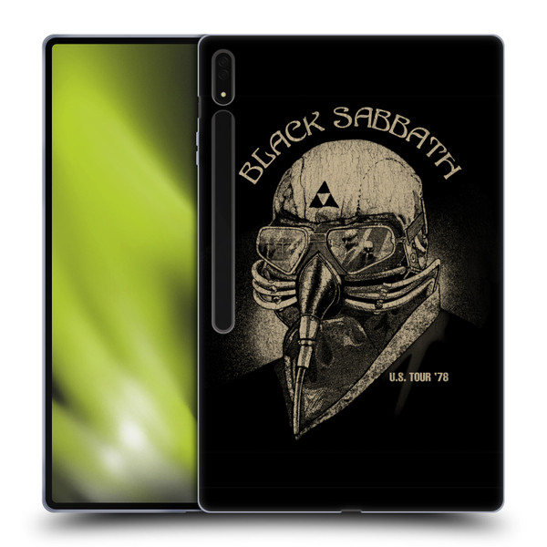 Black Sabbath Key Art US Tour 78 Soft Gel Case for Samsung Galaxy Tab S8 Ultra