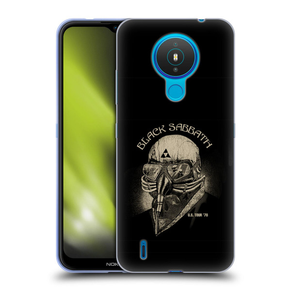 Black Sabbath Key Art US Tour 78 Soft Gel Case for Nokia 1.4