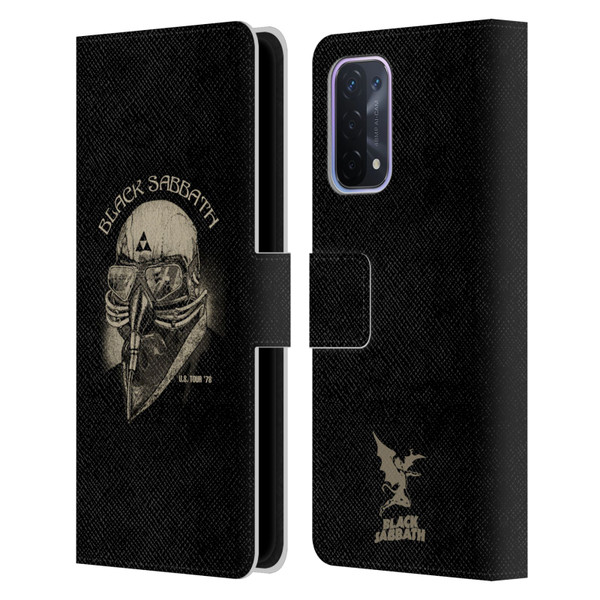Black Sabbath Key Art US Tour 78 Leather Book Wallet Case Cover For OPPO A54 5G