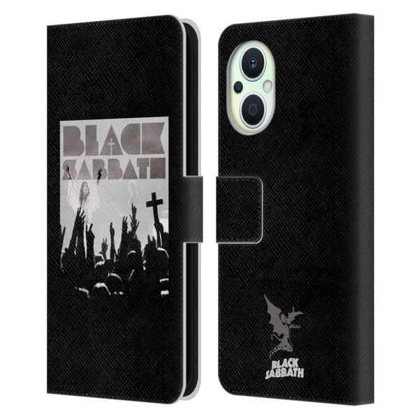 Black Sabbath Key Art Victory Leather Book Wallet Case Cover For OPPO Reno8 Lite