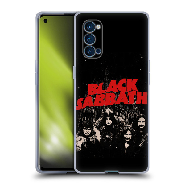 Black Sabbath Key Art Red Logo Soft Gel Case for OPPO Reno 4 Pro 5G