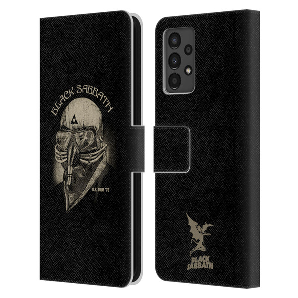 Black Sabbath Key Art US Tour 78 Leather Book Wallet Case Cover For Samsung Galaxy A13 (2022)