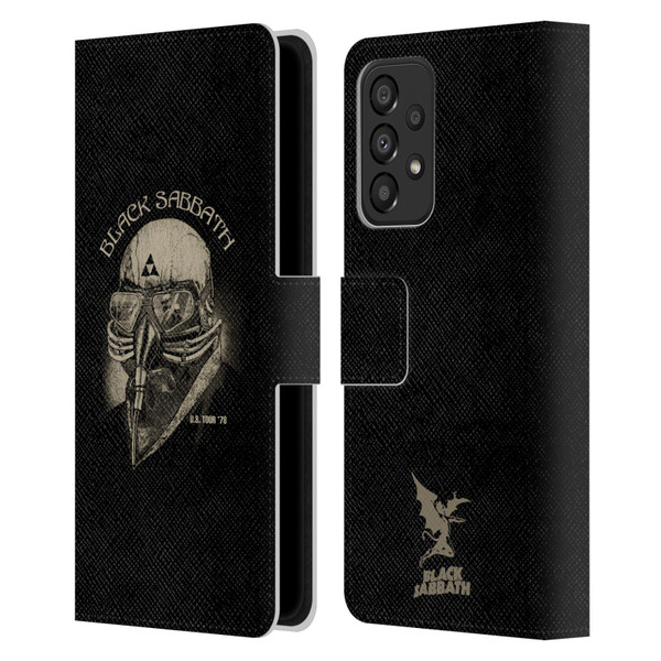 Black Sabbath Key Art US Tour 78 Leather Book Wallet Case Cover For Samsung Galaxy A33 5G (2022)