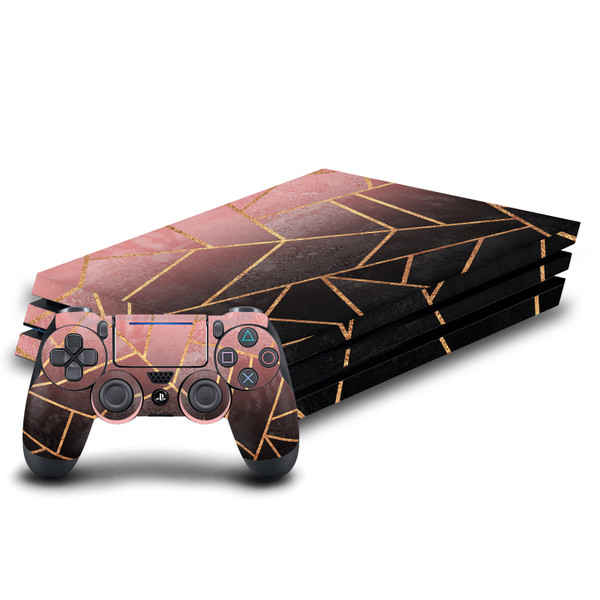Elisabeth Fredriksson Art Mix Pink And Black Vinyl Sticker Skin Decal Cover for Sony PS4 Pro Bundle