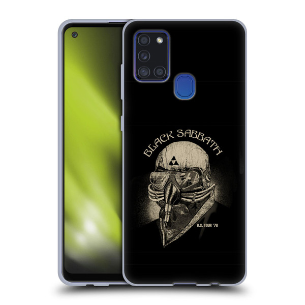 Black Sabbath Key Art US Tour 78 Soft Gel Case for Samsung Galaxy A21s (2020)