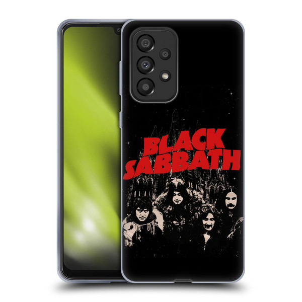 Black Sabbath Key Art Red Logo Soft Gel Case for Samsung Galaxy A33 5G (2022)