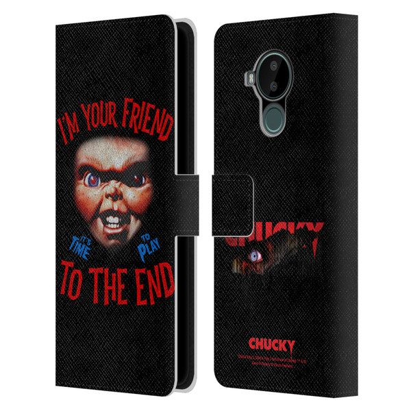 Child's Play Key Art Friend To The End Leather Book Wallet Case Cover For Nokia C30