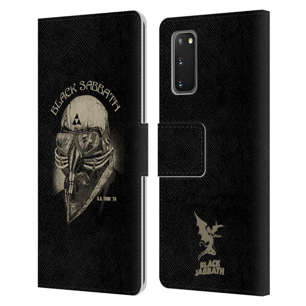 Black Sabbath Key Art US Tour 78 Leather Book Wallet Case Cover For Samsung Galaxy S20 / S20 5G