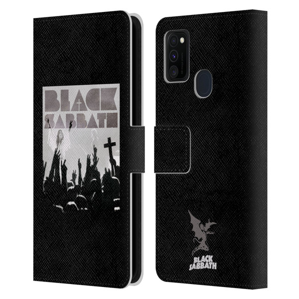 Black Sabbath Key Art Victory Leather Book Wallet Case Cover For Samsung Galaxy M30s (2019)/M21 (2020)