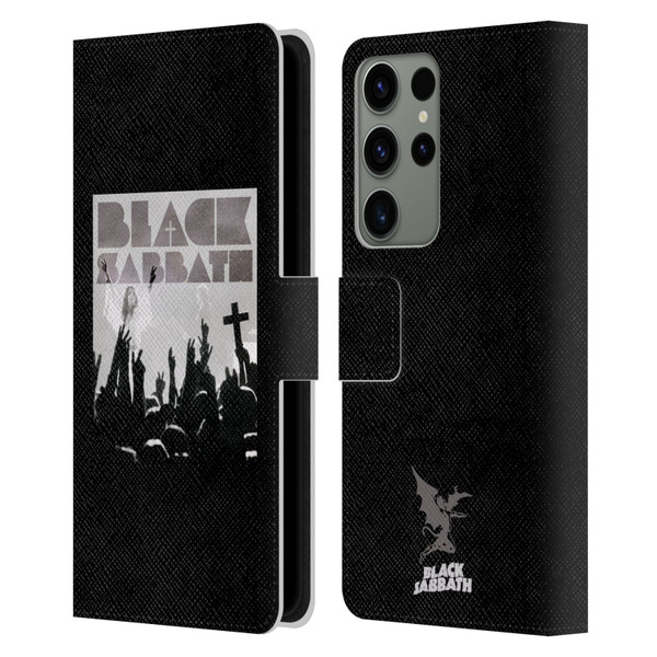 Black Sabbath Key Art Victory Leather Book Wallet Case Cover For Samsung Galaxy S23 Ultra 5G