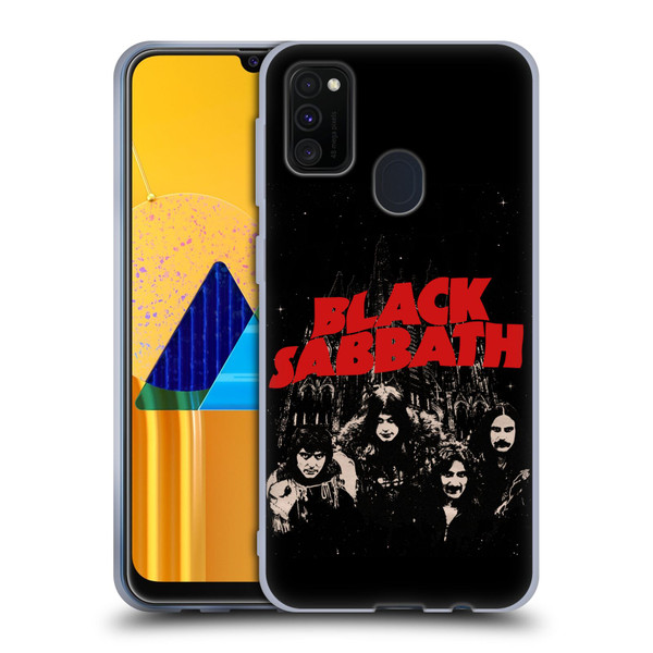 Black Sabbath Key Art Red Logo Soft Gel Case for Samsung Galaxy M30s (2019)/M21 (2020)